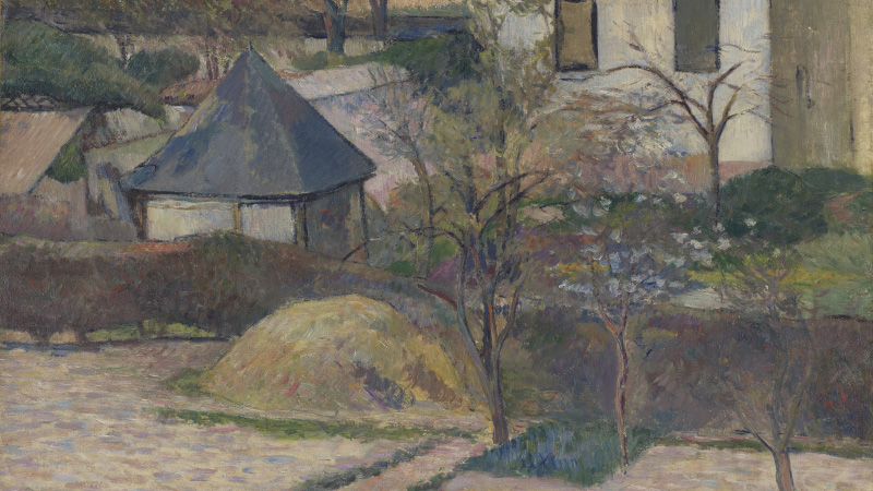 Paul Gauguin (French, 1848-1903), Garden View, Rouen, 1884, oil on canvas